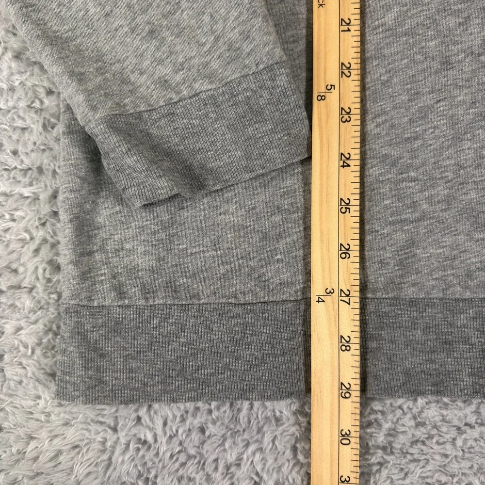 Criquet Mens XXL Quarter Zip Sweatshirt Heather Gray Pullover Mock Neck Logo - Picture 7 of 9